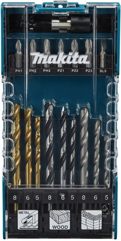Bohrer- Bit-Set 17-tlg. - Makita