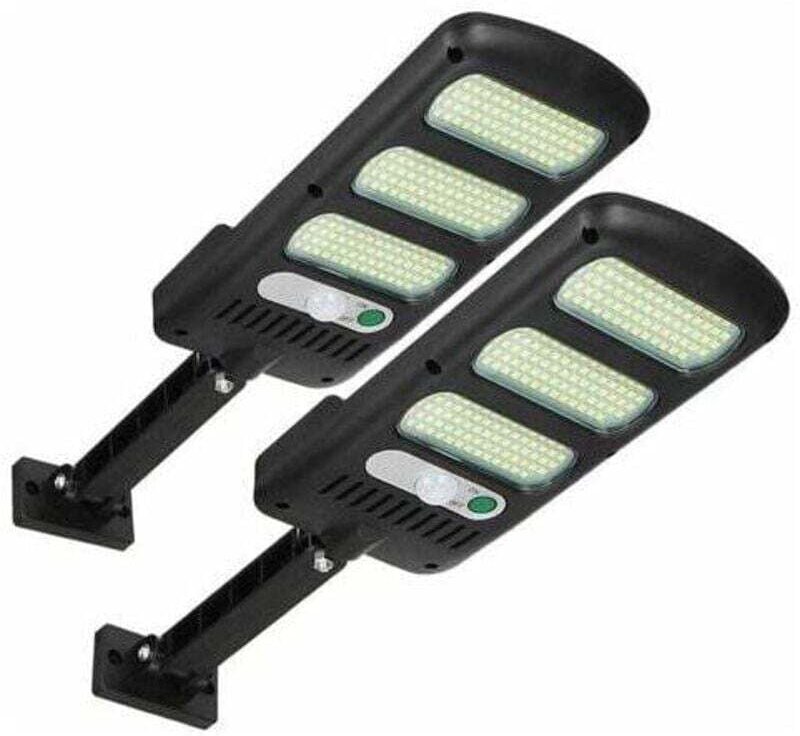 Set mit 2 LED-Solarleuchten für den Außenbereich mit Bewegungsmelder, wasserdicht und um 180° verstellbar für Außenwände...