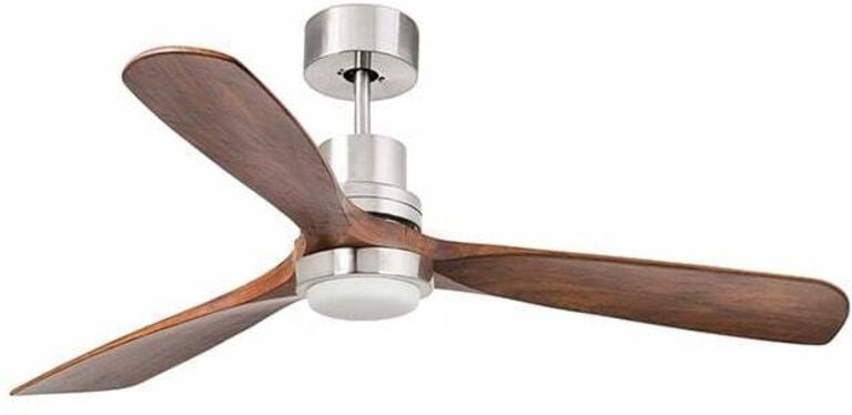 Deckenventilator mit Licht nickel matt ø 132 cm lantau-g