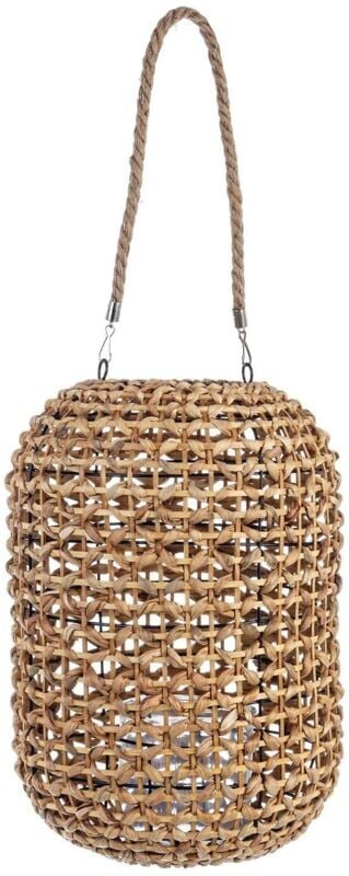 Natürliche Eldore-Laterne mit Jutegriff