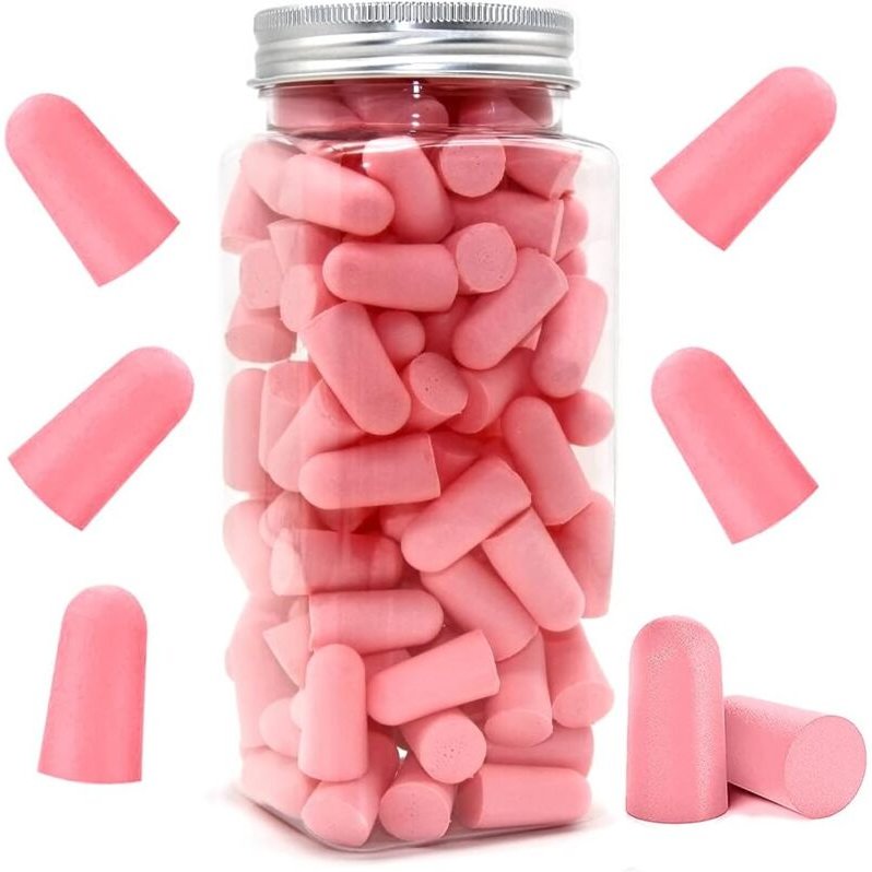 Ohrstöpsel aus weichem Schaumstoff, 38 dB höchstes SNR, 60 Paar bequeme wiederverwendbare Ohrstöpsel zum Schlafen, Schna...