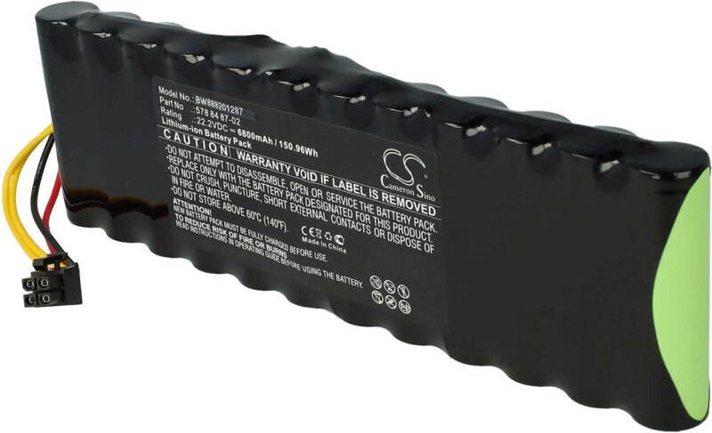 Akku Ersatz für Husqvarna 578 84 87-01, 578 84 87-02, 578 84 87-03, 578 84 87-04 für Rasenroboter Rasenmäher (6800mAh, 2...