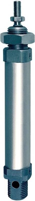 Riegler Rundzylinder, doppeltwirk., Magnet, Kol.-Ø20, o.D., Hub160, G 1/8