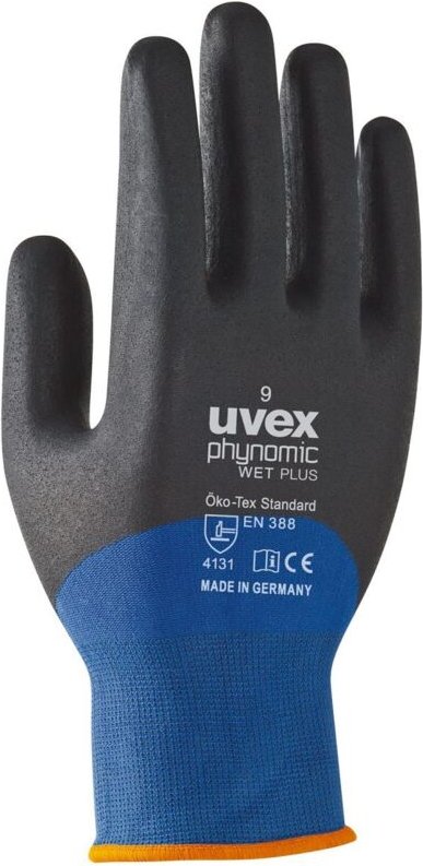 Thumbnail - Uvex - phynomic wet plus 6006107 Arbeitshandschuh Größe (Handschuhe): 7 en 388 1 Paar