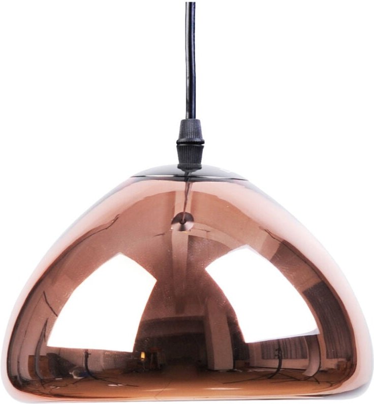 Designer-Deckenleuchte - Pendelleuchte aus verchromtem Metall - 18 cm - Nullify Bronze