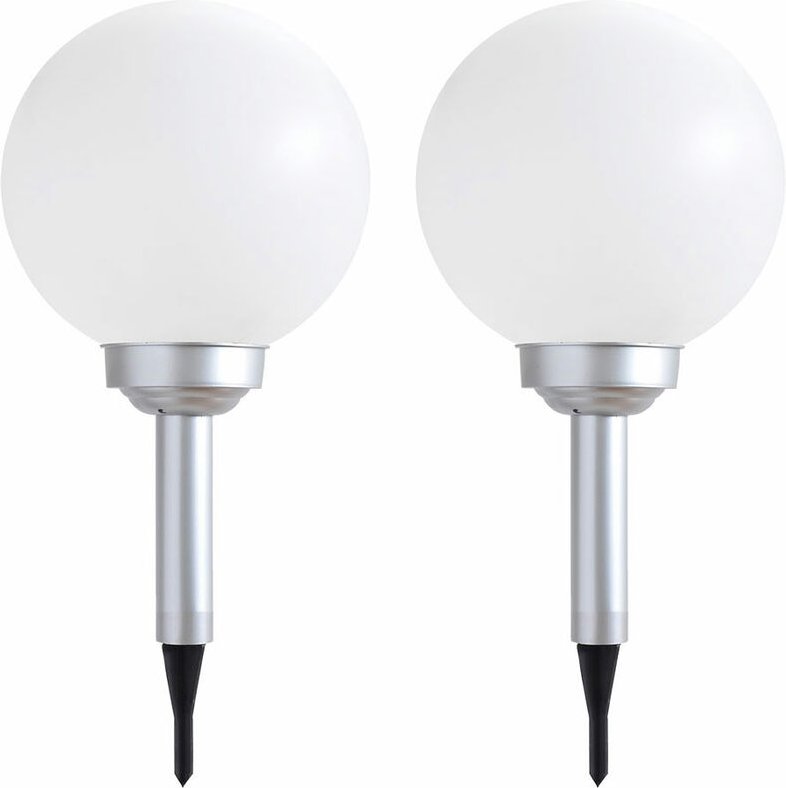 Solarleuchte Kugel Garten Kugelleuchte Solar led Gartendeko Solarkugel für Außen 15 cm, mit Erdspieß und Balkonhalter, L...