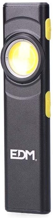 Ultraflache LED-Taschenlampe aus Aluminium, 5 W, 8 Modi, IP44 EDM 36113