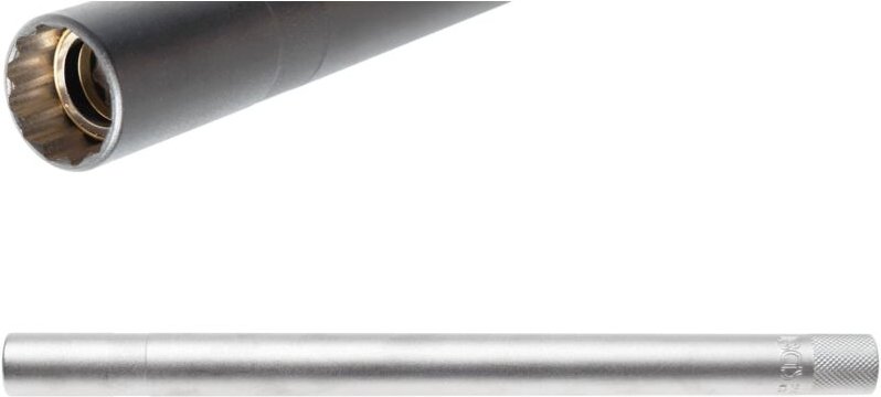 Bgs Technic - bgs - Zündkerzen-Einsatz mit Magnet, Zwölfkant, extra lang Antrieb Innenvierkant 10 mm (3/8') sw 14 mm - 2...