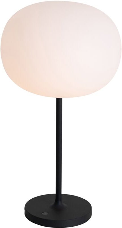 Moderne Tischleuchte weiß wiederaufladbar - Maloi