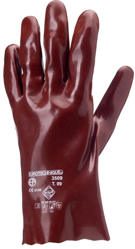 Pack mit 10 Paar Baumwollhandschuhen EUROCHEM 3510 Größe 9