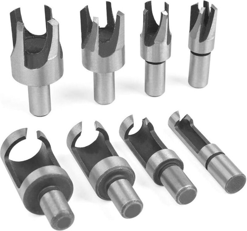 Holzdübelschneider-Bohrer, Holzdübelschneider, Holzklauenbohrer, Holzdübelschneider, 6 mm, 10 mm, 13 mm, 16 mm, Dübel-Zi...