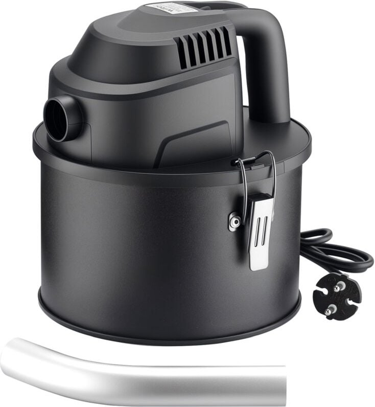 Wiltec - Aschesauger 600 w, tragbarer Aschestaubsauger 4 l Fassungsvermögen, Staubsauger für Asche mit HEPA-Filter, effi...