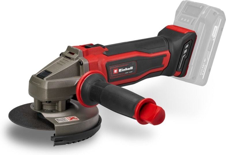 Einhell Akku-Winkelschleifer TE-AG 18/125-2 Li (1x 4,0 Ah) Power X-Change (18 V, 125 mm Scheiben-Ø, 33 mm Schnitttiefe, ...