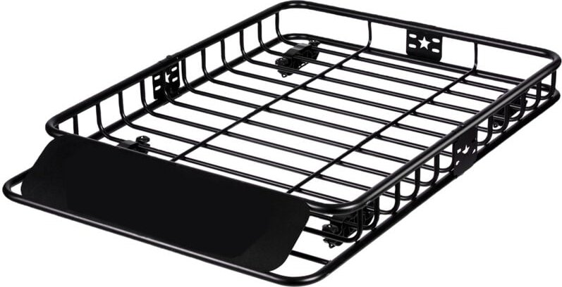 Mophorn - Dachgepäckträger-Ladungskorb, 117,5 x 91,5 x 11,4 cm, Hochleistungs-Dachträger, 90,7 kg Kapazität, universelle...