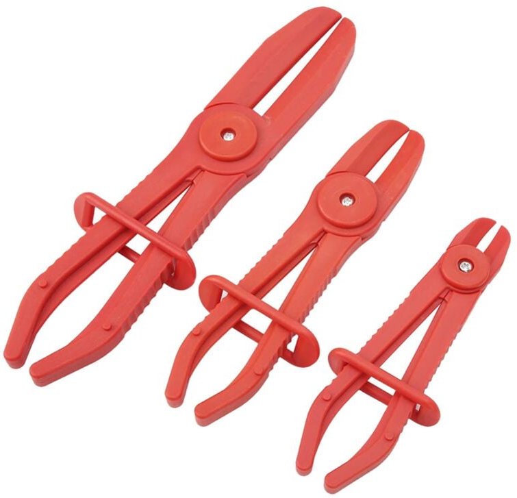 Tlily - Schlauchabklemmzange, 3-teiliges Kunststoff-Klemmwerkzeug, Rohrschneidzange mit rutschfestem Griff