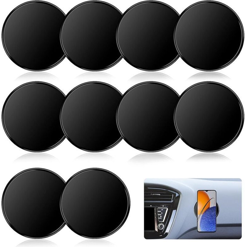 Set mit 10 rutschfesten Armaturenbrettmatten aus waschbarem und wiederverwendbarem PU-Gel zur Aufbewahrung von Handy, Sc...