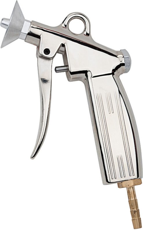 Blaspistole, Schutzschild, Alu-Druckguss vernickelt, Tülle lw 6 - Riegler