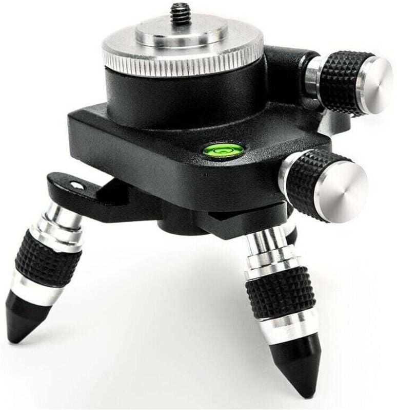 CHOYCLIT Laser-Nivellieradapter, Stativständer aus Aluminiumlegierung, 1/4-Zoll- und 5/8-Zoll-Gewinde für die meisten La...