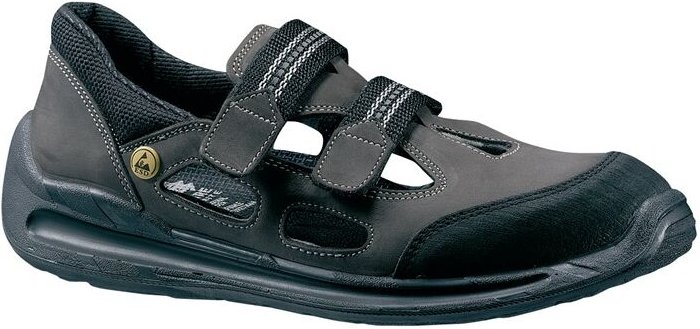 Lemaitre - Sicherheitssandale Dragster-1240 Größe 42 w. l braun/schwarz Nubukleder S1 esd src en iso 20345