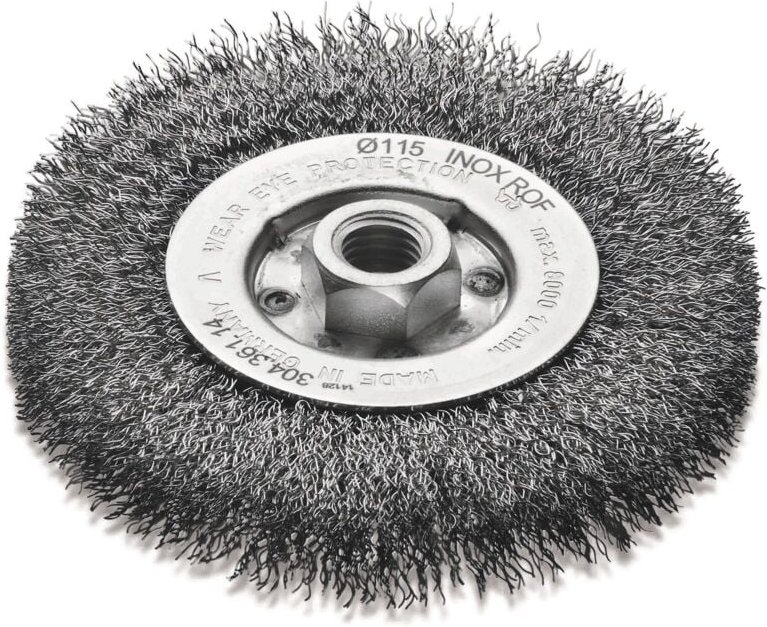 Rundbürste mit Schraubkappe gewellter Messingdraht 30476114 Leßmann