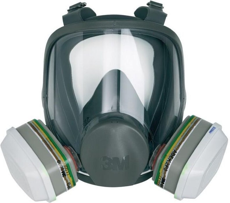 3M - Atemschutzvollmaske 6800 – Serie 6000 en 136 o.Filter Gr.M