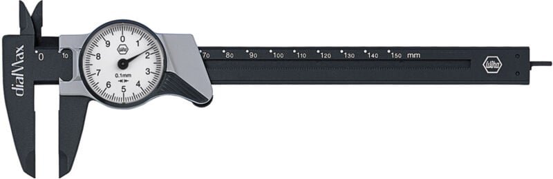 Uhrmessschieber dialMax® Ablesung 0,1 mm 150 mm (27082) - Wiha