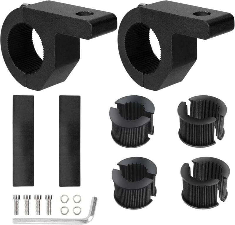 Alovez - Support de Montage de Lumière Travail 19-32mm Universelle Pince de Tube de Barre Fixation pour Tout-terrain Voi...