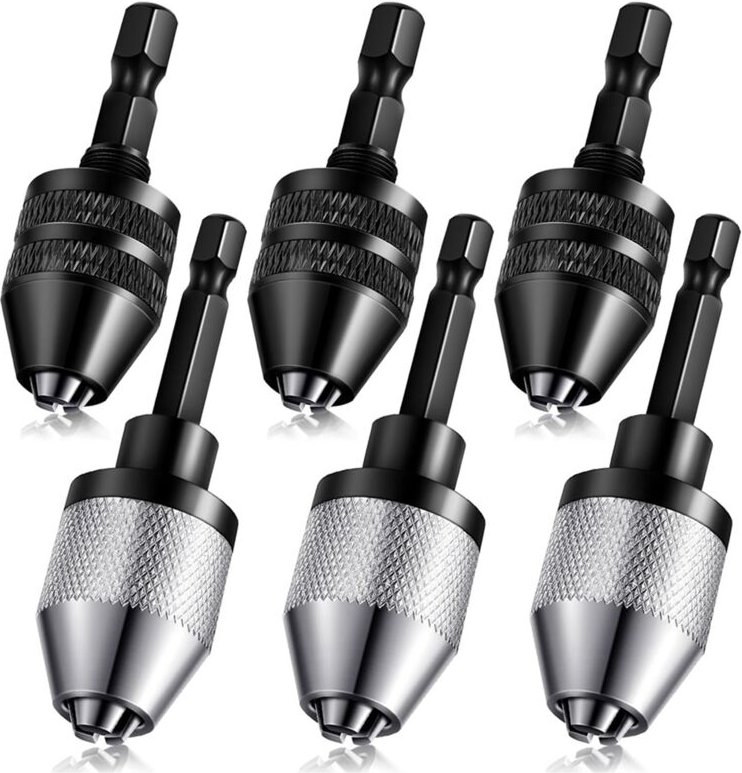 Schnellspannbohrfutter-Bit, Schnellspann-Schnellwechsel-Konverter-Verlängerungsschraubendreher-Adapter 0,3–6,5/0,3–3,6 m...