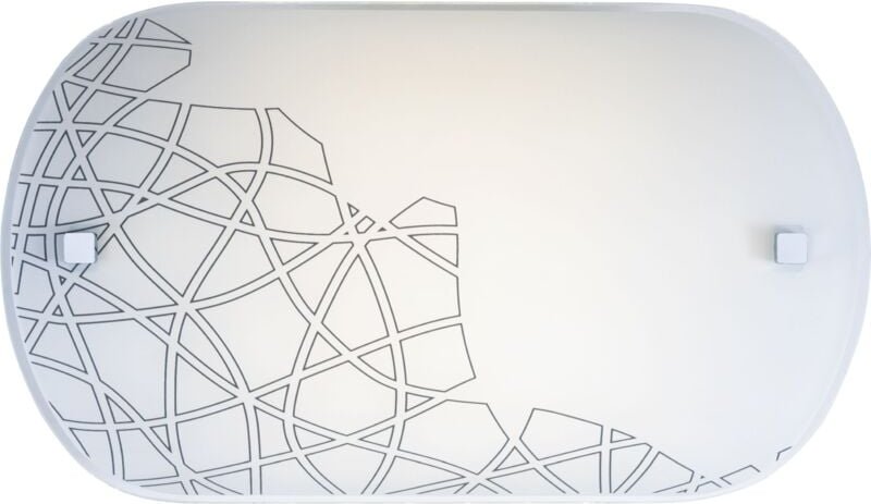 Licht-erlebnisse - Deckenleuchte led Metall Glas Chrom Weiß 4000 k neutralweißes Licht 1170 lm Modern