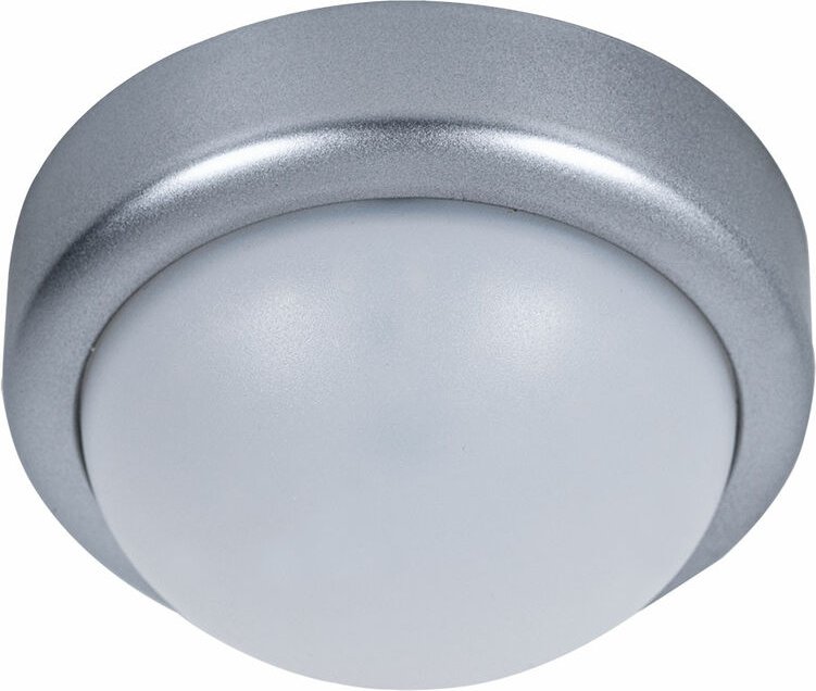 Thumbnail - Globo - Deckenleuchte Flurlampe Küchenleuchte led Deckenlampe silber weiß, 3,12W 380lm 4000K, DxH 12x6 cm