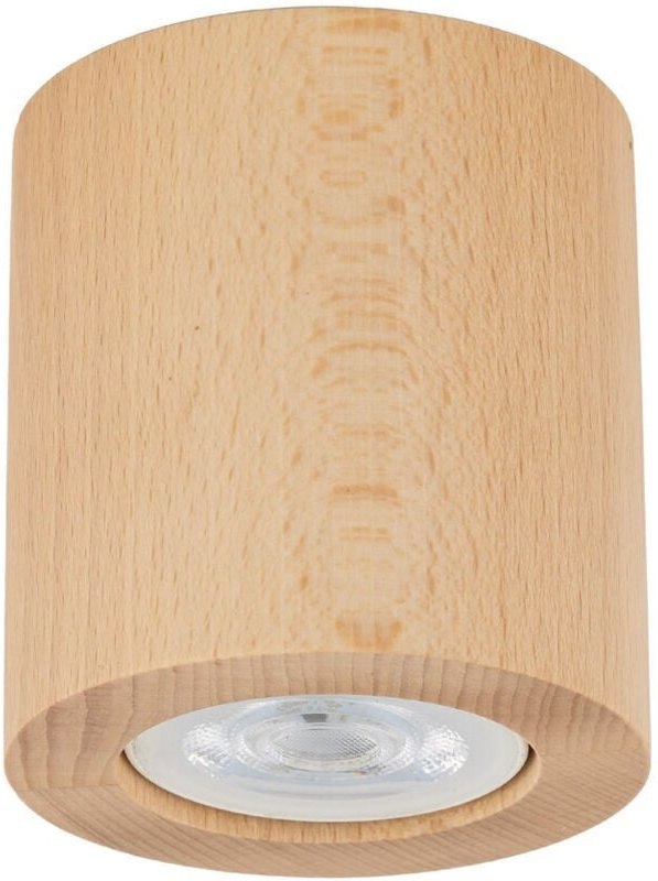 TK Eve Aufbau-Downlight Holz 1xGU10