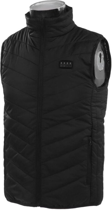 Elektrisch beheizbare Weste, intelligentes Thermostat, 4-stufiger Schalter, 3 variable Geschwindigkeiten, 17-Zonen-Heizw...