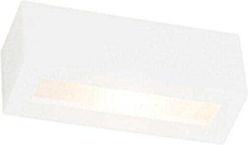 Moderne Wandleuchte weiß mit Lichteffekt - Tjada Novo