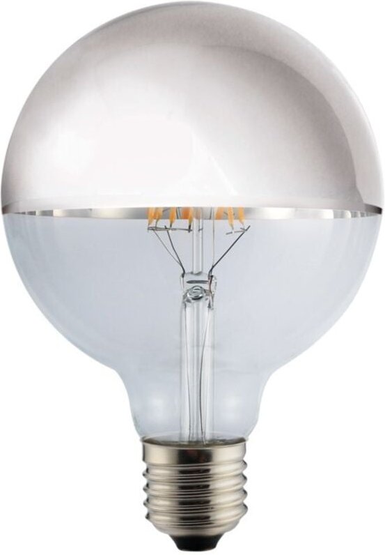 8W G125 Silber LED-Glühbirne mit Spiegeleffekt