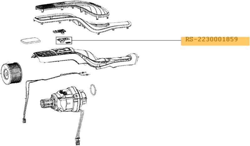 Ersatzteil - Elektronikkarte + Dichtung - Rowenta