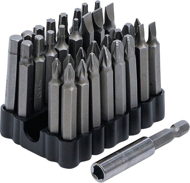 Bgs Technic - Bit-Satz für Sicherungsschrauben Antrieb Außensechskant 6,3 mm (1/4') 33-tlg.
