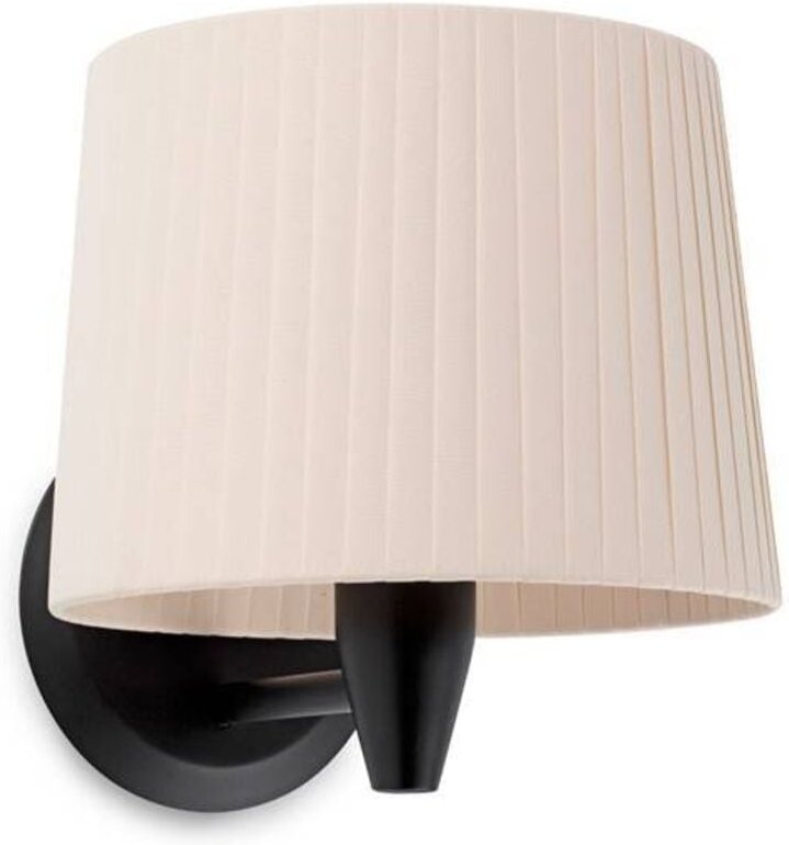 Faro samba - Wandleuchte mit Shade Black, E27