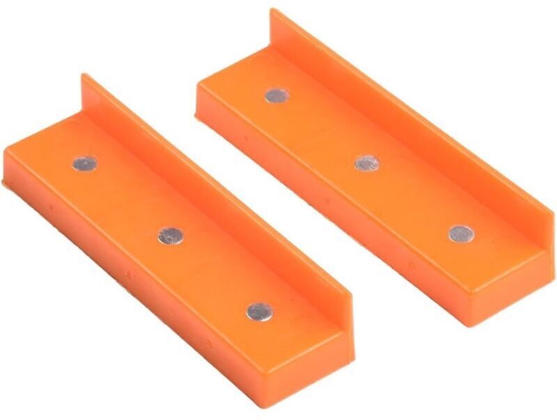 CSPARCV 2 Stück Magnetbacken aus weichem Gummi für Schraubstöcke schützen Holz und Metall und halten sie während Projekt...