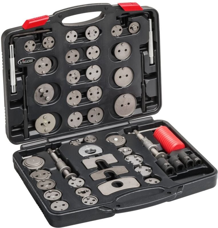 Vigor - Bremskolben-Rückstellwerkzeug Satz, Anzahl Werkzeuge: 50
