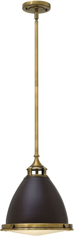 Amelia - 1 Light Medium Dome Deckenanhänger Rosskastanienbronze, Restaurierungsbronze, E27 - Elstead