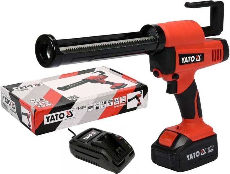 Yato - Professionelle Kartuschenpresse - Vielseitige Kartuschen- und Siliconpistole für präzises Arbeiten Siliconpresse ...