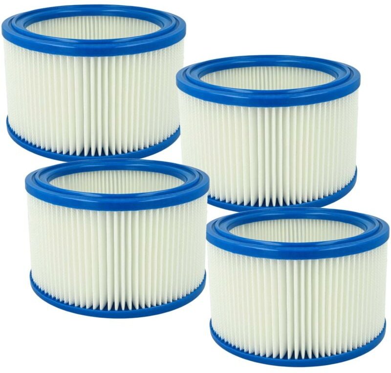 4x Filterelement Ersatz für Makita W29747 für Nass-/Trockensauger - Feinstaubfilter - Vhbw