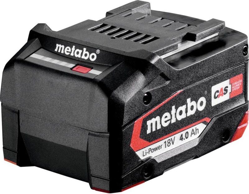 Metabo - Li-Power Akkupack 18 v 4,0 Ah cas Li-Ion Akku ( 625027000 ) mit Ladestandsanzeige - Nachfolger von 625591000