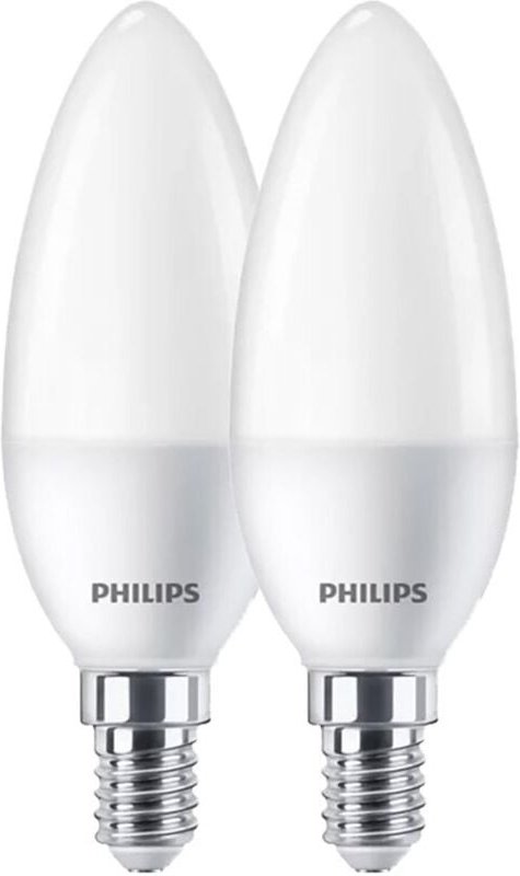 Philips Led-Lampe 7W E14 2St.