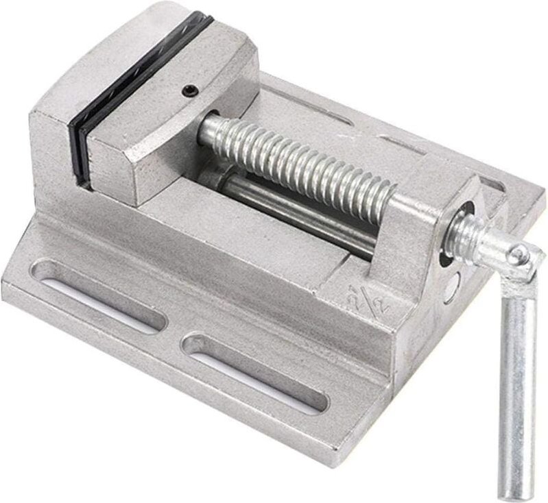 2,5-Zoll-Bohrschraubstock aus Aluminiumlegierung, robuste Schraubstockmaschine für Bohrmaschinenhalter, Mini-Schraubstoc...