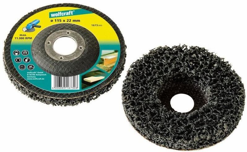 Wolfcraft - 1 Universal-Reinigungsscheibe ws Ø125mm - 1672000