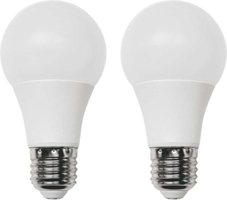 7hsevenon - 2 Stück Standard-LED-Lampen E27, 9 w, entspricht 60 w, 806 lm, 10.000 h, 1 Primer Leader