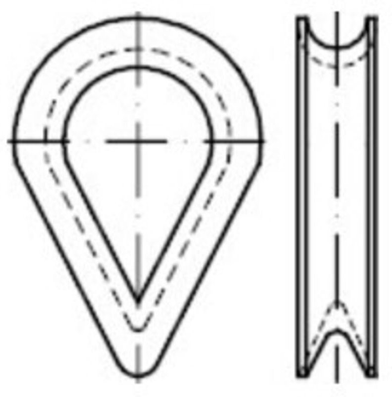 Pösamo din 6899 (ehem.) st galZn b 5/RW 6 hp 50 Stk