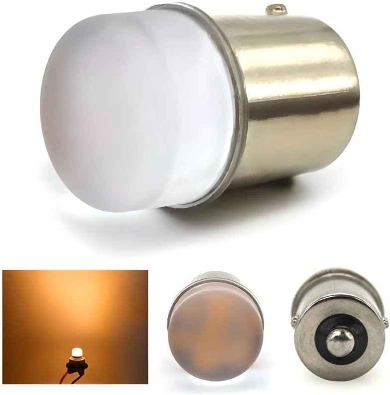 Stück RY10W LED-Birne BAU15S 12V Canbus orange