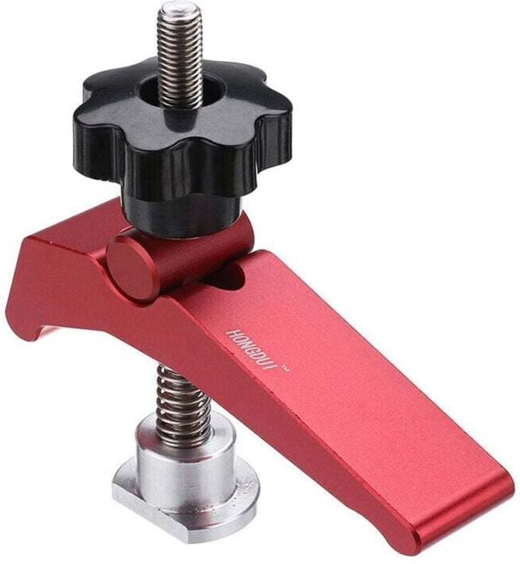 T-Nut-Klemmschiene, Halteklemme aus Aluminiumlegierung, Schraubstock, Schnellspann-Wippwerkzeug, Holzbearbeitung